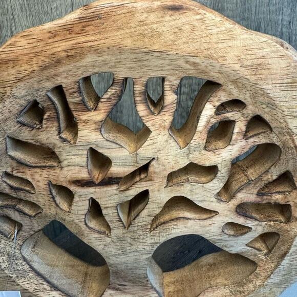 Rustic Tree of Life Home Decor Wood Tree Home Decor Tree Sitter NEW FAST SHIP - Picture 4 of 7
